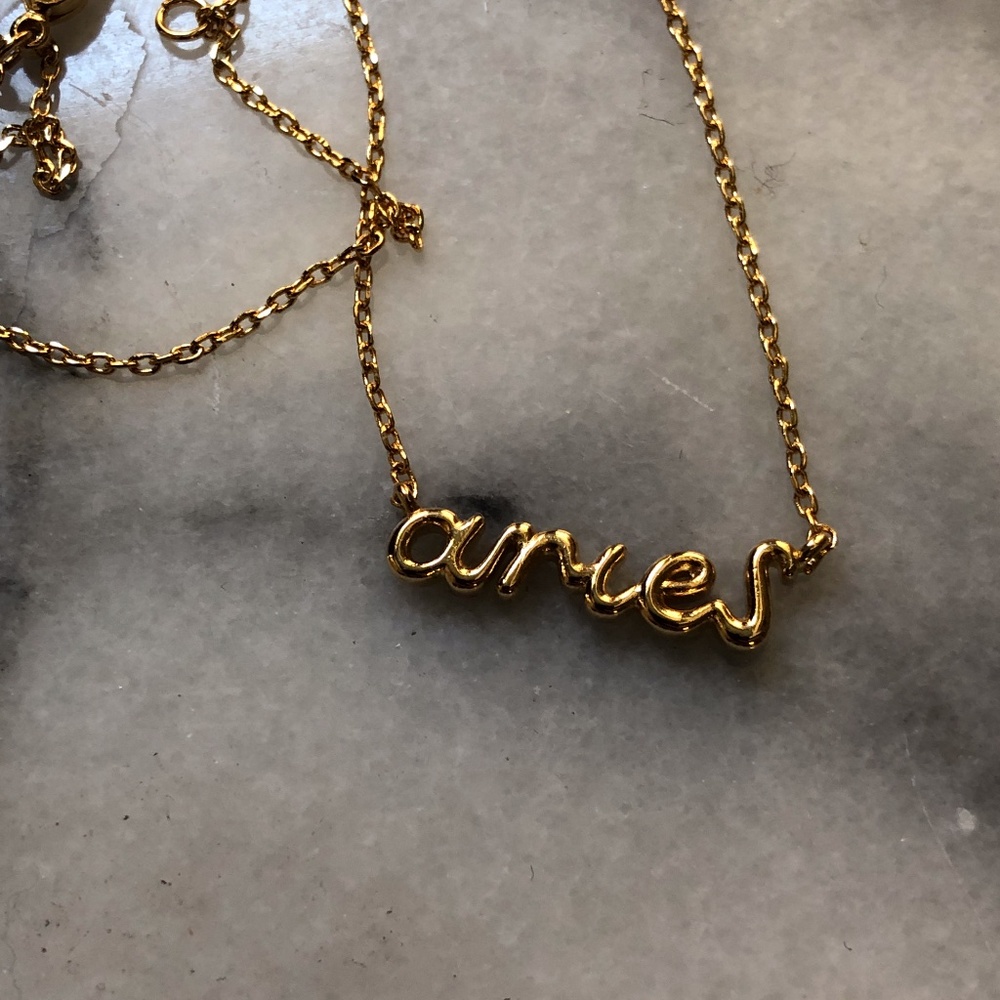 Aries Zodiac Necklace